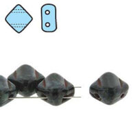 Silky 6mm - Jet Travertine - SQ206-23980-86800 - 40 Bead Strand