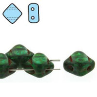 Silky 6mm - Teal Travertine - SQ206-50720-86800 - 40 Bead Strand