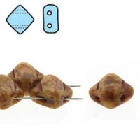 Silky 6mm - Opaque Beige Travertine - SQ206-13020-86800 - 40 Bead Strand