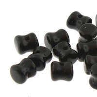 Pellet Beads - 30 Bead Strand - PLT46-23980 - Jet