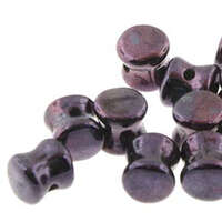 Pellet Beads - 30 Bead Strand - PLT46-23980-65431 - Jet Lazure Blue