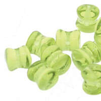 Pellet Beads - 30 Bead Strand - PLT46-50220 - Light Olivine