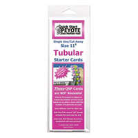 Quick Start Peyote 11/0 Tubular Single Use 3 Card Pack - QSP7