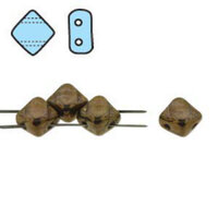 Silky 6mm - Crystal Gold Luster - SQ206-00030-90215 - 40 Bead Strand