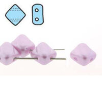 Silky 6mm - Pastel Light Rose - SQ206-25011 - 40 Bead Strand