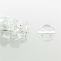 Half Moon 8mm x 4mm - Crystal - HMN84-00030 - 50 Bead Strand