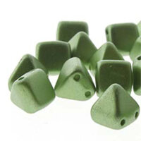 Pyramid Stud 6mm - Pastel Olivine - PYR0625034 - 25 Bead Strand