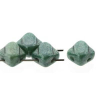Silky 6mm - Opaque Jade Blue Luster - SQ206-53100-14464 - 40 Bead Strand