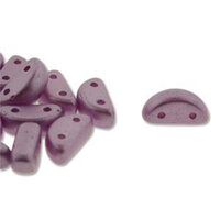 Half Moon 8mm x 4mm - Pastel Lilac - HMN84-25012 - 50 Bead Strand
