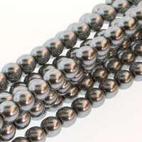 4mm Czech Glass Pearl - 120 Bead Strand - PRL04-70484 - Silver