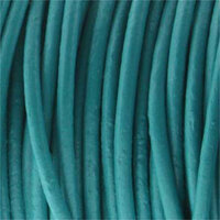 1mm Indian Leather Turquoise - 25 Yards - 22.5 Metres Roll