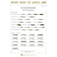 Precious Bead Sample Card Miyuki (no. 47) - MIYCARD47
