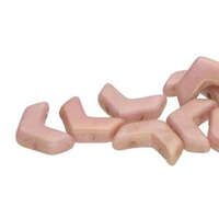 Chevron Duo Beads - 2 Hole - 30 Bead Strand - CHV10402010-14495 - Chalk Red Lustre