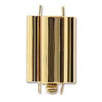 Beadslide Clasp Smooth Plain - Gold - CLSP216GP-22