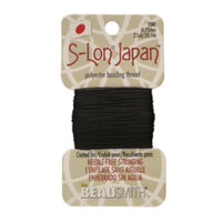 S-Lon Cord - Japan - 0.25mm - Black - SLJPF-BK