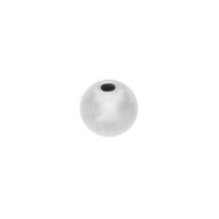 5mm Silver Plated Memory Wire End Caps - 144 Piece Bag - FAMWEC5SP
