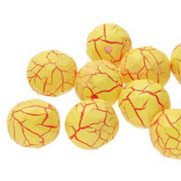 4mm Fire Polish Beads - Ionic Yellow / Red 02010-24607 - 40 Bead Strand