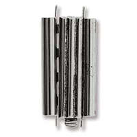 Beadslide Clasp Bar Design - Antique Silver - CLSP218AS-30