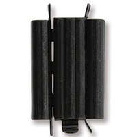 Beadslide Clasp Bar Design - Black - CLSP218BK-22
