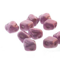 Silky 5mm - Chalk Lilac Luster - SQ205-02010-14494 - 40 Bead Strand