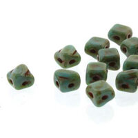 Silky 5mm - Blue Travertine - SQ205-63030-86800 - 40 Bead Strand