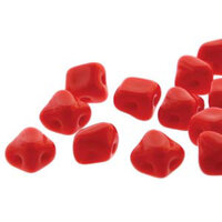 Silky 5mm - Red - SQ205-93190 - 40 Bead Strand