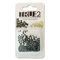 2mm Fire Polish Beads - Polychrome Viridian 23980-29044 - 2gm Pack
