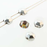 Honeycomb Chiseled Jewel 6mm - HCJ0600030-29536 - Backlit Heliotrope - 30 Bead Strand