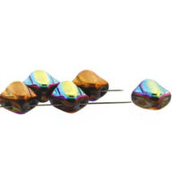 Silky 6mm - Crystal Twinkle Bronze - SQ206-00030-98556 - 40 Bead Strand