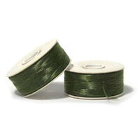 Nymo D (0.30mm) Olive - Bobbin - 64 yards / 58m - NYMDOL