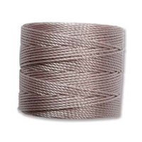 S-Lon Standard Twist Bead / Macrame Cord (TEX210) - Silver - SLBC-SLV