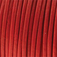 2mm Indian Leather Red - 25 Yards - 22.5 Metres Roll