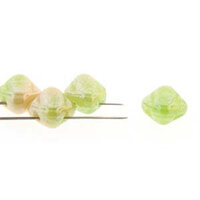 Silky 6mm - Olive Beige Blend Luster - SQ206-S0320-14400 - 40 Bead Strand