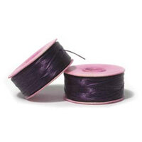 Nymo 0 (0.15mm) Dark Purple - Bobbin - 115 yards / 105m - NYM0DPU