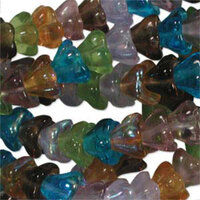 Flower Bead 6mm x 8mm - Prairie Mix - FLW68MIX20 - 50 Bead Strand