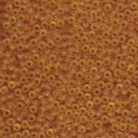 Miyuki 8/0 Rocaille Bead - 8-9132F - Matte Transparent Light Topaz