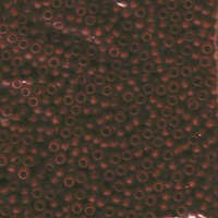 Miyuki 8/0 Rocaille Bead - 8-9134F - Matte Transparent Dark Topaz