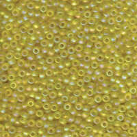 Miyuki 8/0 Rocaille Bead - 8-9136FR - Matte Transparent Yellow AB