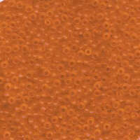 Miyuki 8/0 Rocaille Bead - 8-9138F - Matte Transparent Orange