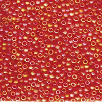 Miyuki 8/0 Rocaille Bead - 8-9138FR - Matte Transparent Orange AB