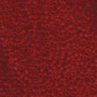 Miyuki 8/0 Rocaille Bead - 8-9141F - Matte Transparent Ruby