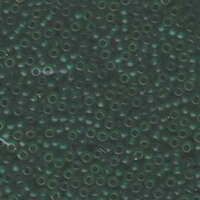 Miyuki 8/0 Rocaille Bead - 8-9147F - Matte Transparent Emerald