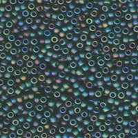 Miyuki 8/0 Rocaille Bead - 8-9147FR - Matte Transparent Emerald AB