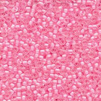 Miyuki 8/0 Rocaille Bead - 8-9207 - Pink Lined Crystal