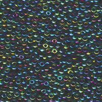 Miyuki 8/0 Rocaille Bead - 8-9344 - Green Lined Fuchsia AB