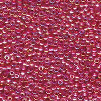 Miyuki 8/0 Rocaille Bead - 8-9355 - Hot Pink Lined Crystal AB