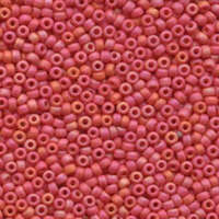 Miyuki 8/0 Rocaille Bead - 8-9407FR - Matte Opaque Vermillion Red AB