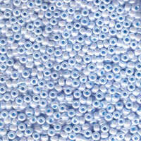 Miyuki 8/0 Rocaille Bead - 8-9430 - Aqua Lined White Pearl