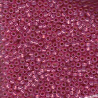 Miyuki 8/0 Rocaille Bead - 8-9556 - Dyed Dark Pink Silver Lined Alabaster