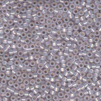 Miyuki 8/0 Rocaille Bead - 8-9643 - Dyed Light Pink Silver Lined Alabaster